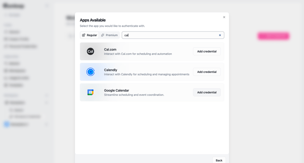 Gumloop | Workspace Credentials screen