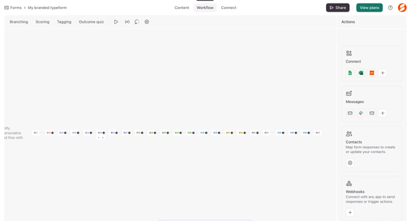 Typeform - Create screen