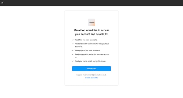 Figma screen