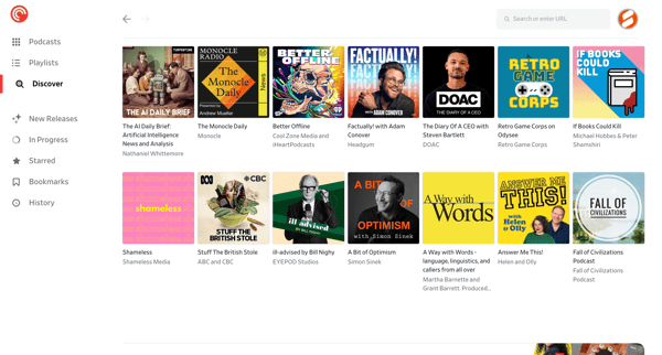 Discover - Pocket Casts from Pocket Casts