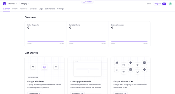 Evervault screen