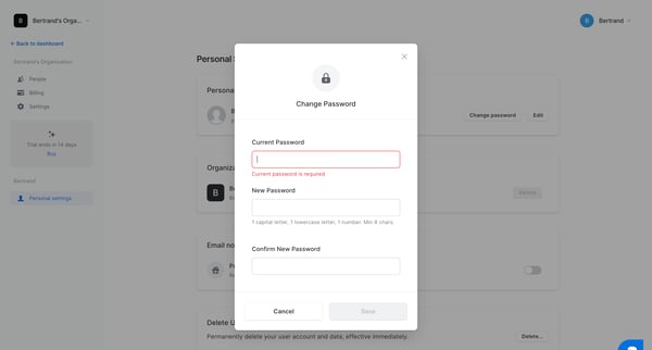 Personal Settings | Overflow from Overflow