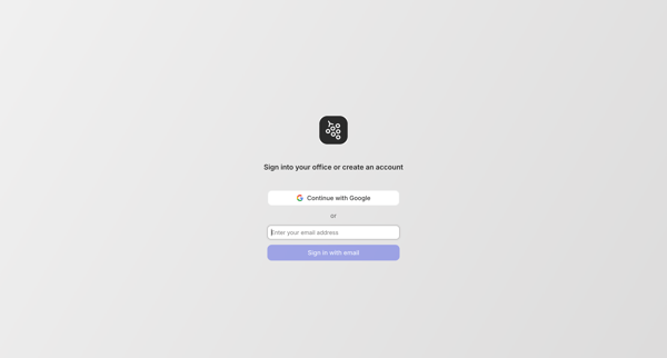 Office | Gather screen