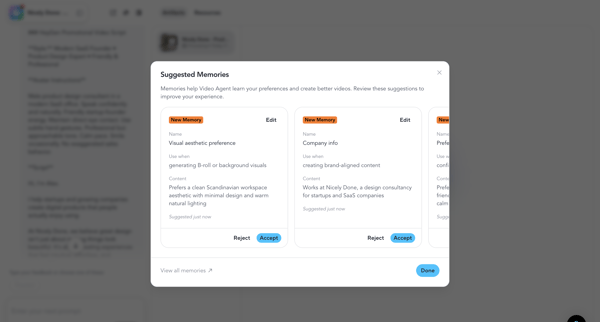 HeyGen - Video Agent screen