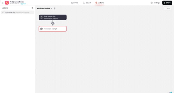 Field operations · Glide from Glide