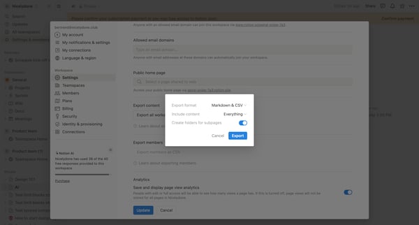 AI screen