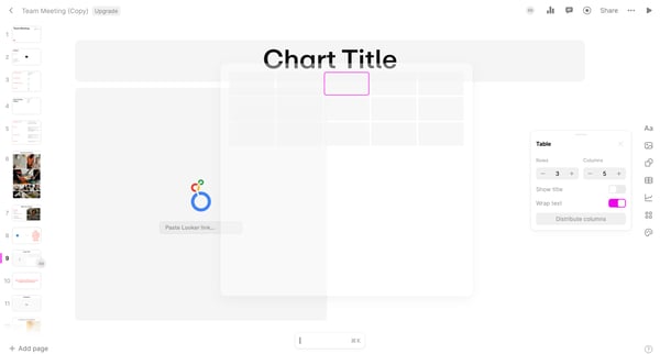 Team Meeting Copy screen