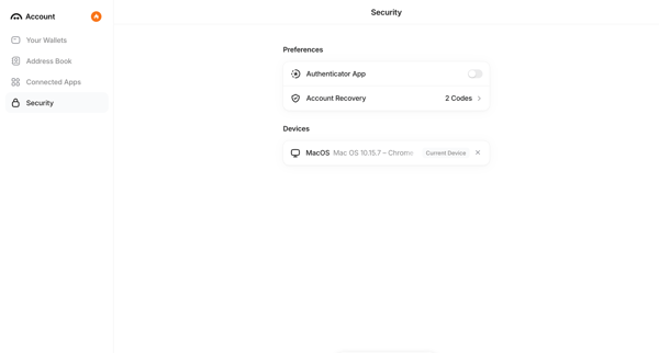 Aave Account screen
