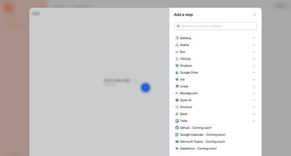 Settings · Qatalog screen