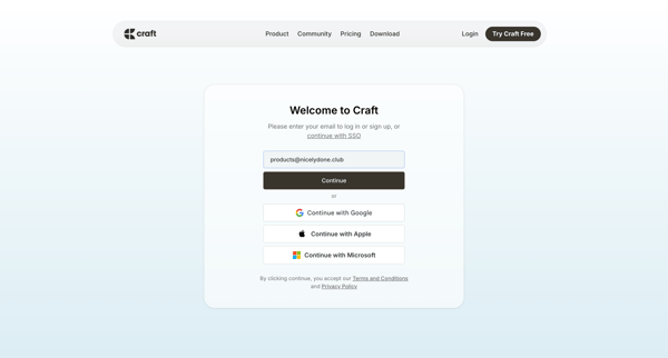 Craft — A fresh take on documents screen