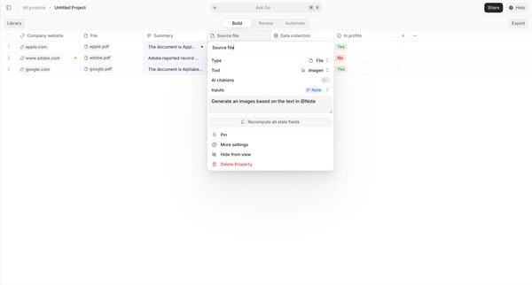 V7 Go screen