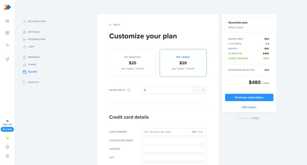 Productboard screen