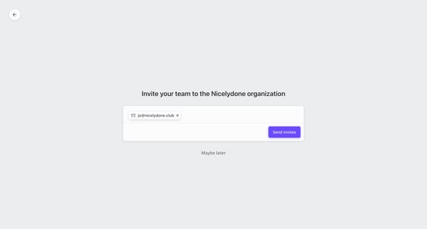 Threads screen