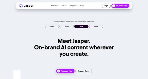 Jasper - AI Copywriter | AI Content Generator for Teams from Jasper
