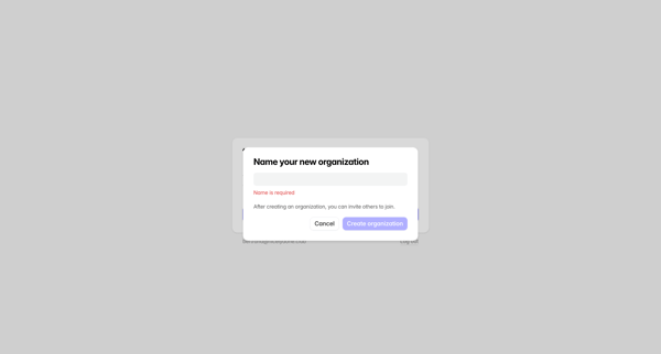 Dashboard — Tabular screen