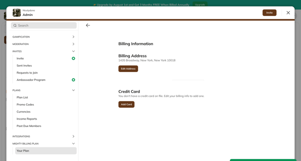 Settings | Nicelydone screen
