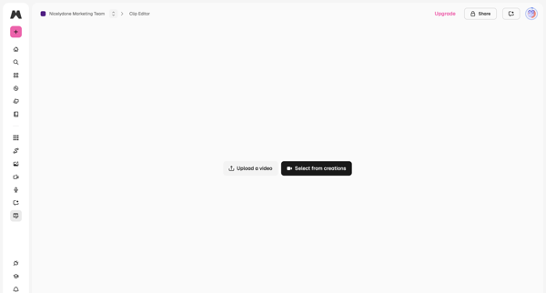 Clip Editor I Magnific AI screen
