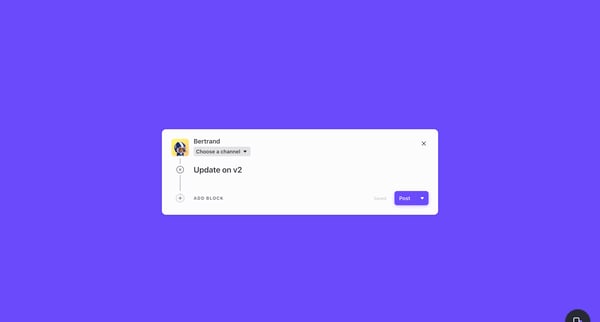 Threads | Compose screen