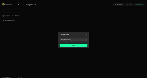 Designers | Play screen