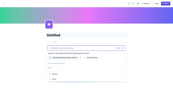 Untitled | Scribe from Scribe