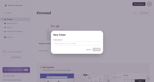 Personal screen