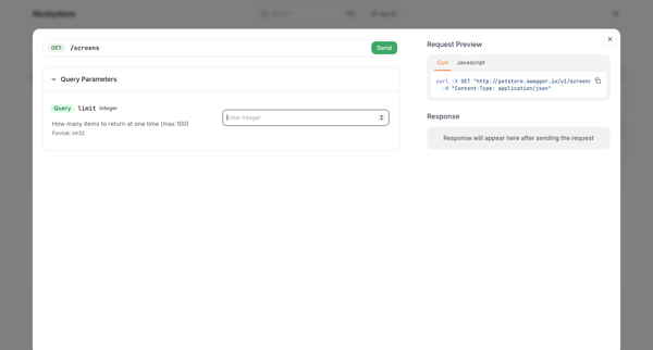 List all screens - Nicelydone screen