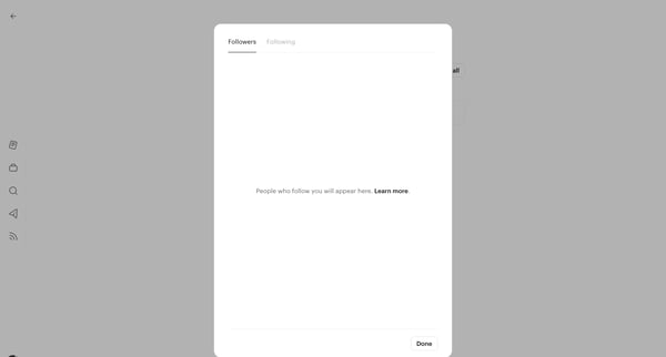 Following screen