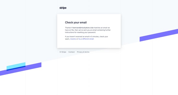 Stripe Login | Sign in to the Stripe Dashboard screen