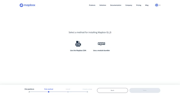 Pick a Mapbox GL JS installation method | Mapbox from Mapbox