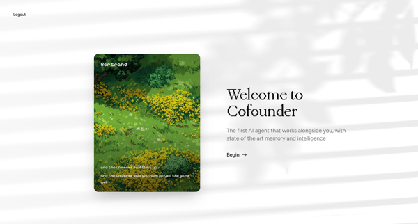 Cofounder screen