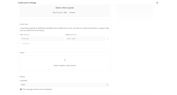 Messaging - Appwrite screen
