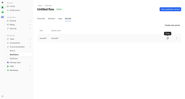 Untitled flow Active | Bird screen