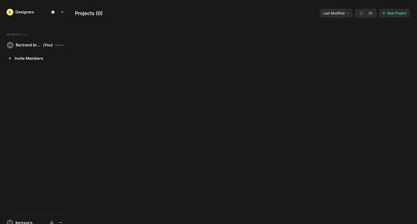 Designers | Play screen