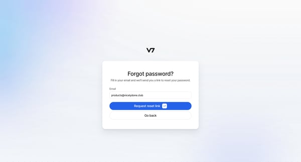 V7 Darwin screen