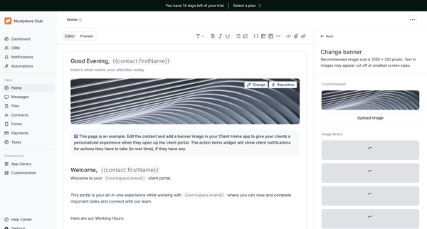 Assembly Dashboard – Nicelydone Club screen
