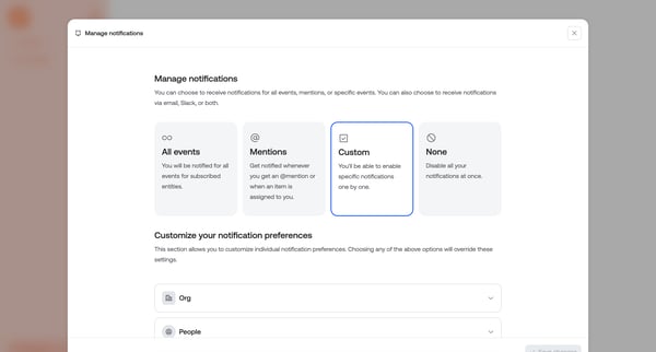 Settings · Qatalog screen