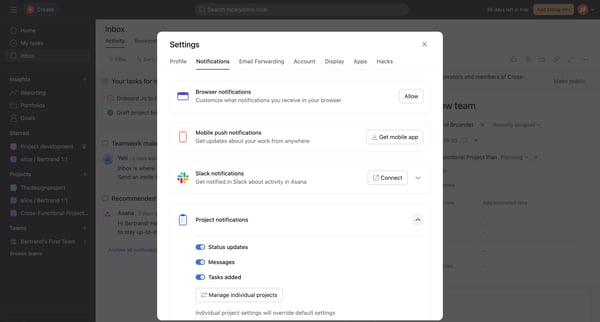 nicelydone.club inbox - Onboard Jo to the new team - Asana screen