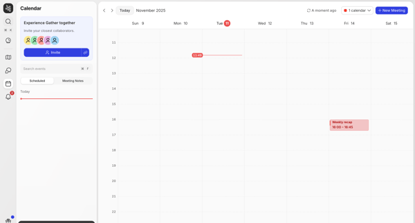Nicelydone | Gather screen