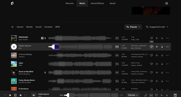 Now Trending Playlist | Epidemic Sound from Epidemic Sound