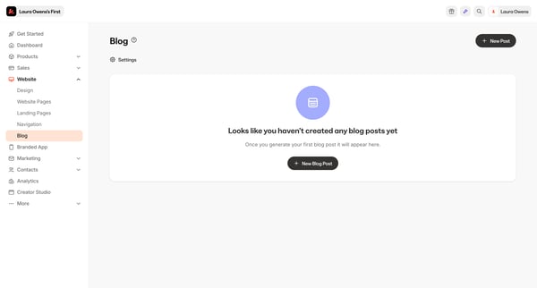 Kajabi - adminsites2148600208blog_posts screen