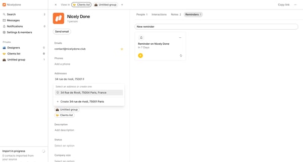 folk - app screen