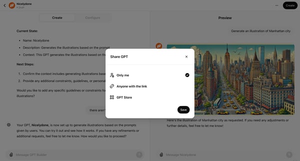 ChatGPT screen