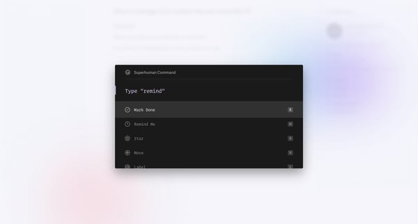 When a message is for another day, set a reminder | • demo@superhu screen
