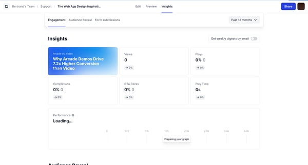 Insights The Web App Design Inspiration Library • Nicely done from Arcade