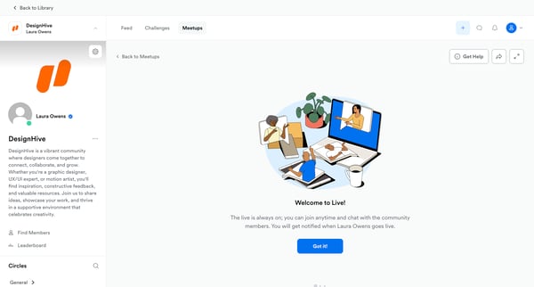 Laura Owenss First Site screen