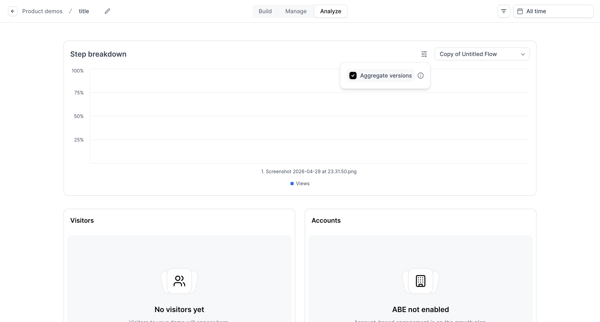 Builder - Untitled Flow screen