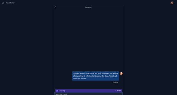 TaskMaster - Replit screen