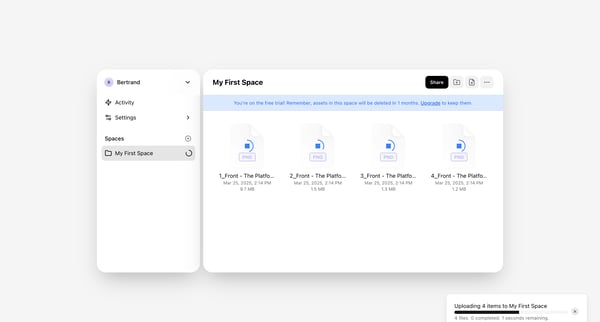 Shuttle – Your files. Your rules. screen