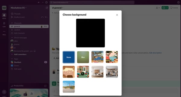 general Channel - Nicelydone 01 - Slack screen