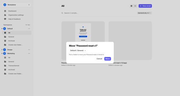 Dashboard — Tabular screen